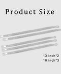 Universal Automotive Ground Strap Set Tinned Braided Copper Wire five piece pack showing two 13 inch and three 10 inch straps.