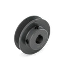 Single Groove V-Belt Pulley For 4L A AX Belts, 2.70 Inch Outer Diameter, 5/8 Inch Bore, Cast Iron Sheave Built Tough With Anti-Corrosion Finish, AK2758