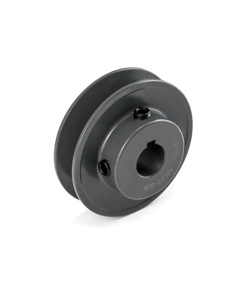 Single Groove V-Belt Pulley For 4L A AX Belts, 2.70 Inch Outer Diameter, 5/8 Inch Bore, Cast Iron Sheave Built Tough With Anti-Corrosion Finish, AK2758