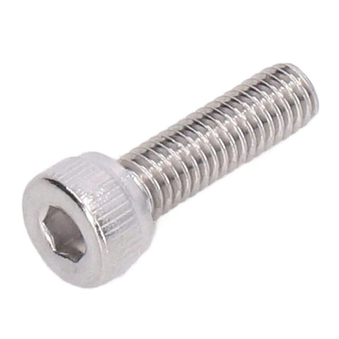 Solid Pack Of Galvanized Steel Hex Socket Head Cap Screws, 100 Assorted M4 Machine Bolts, Pro Level Wrench Ready Fasteners For Gritty Job Sites And Equipment Fixup, 8 To 20 Mm Lengths - close-up of an M4 galvanized hex socket cap screw.
