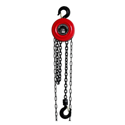Sturdy Retractable Crane Bracket With Small Tripod Designed For Electric Hoist And Manual Chain Block Lifting Jobs Featuring 2 Ton Capacity Plus 3 Meter Fillet Support To Handle Heavy Loads Smoothly with red pulley and chains.