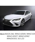 White Lexus sedan on black background, compatible with M12x1.5 Wheel Lug Nut Stud Set 37mm 4 Pieces for Toyota Lexus cars.