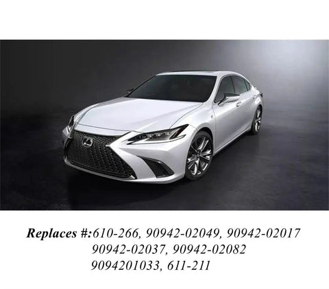 White Lexus sedan on black background, compatible with M12x1.5 Wheel Lug Nut Stud Set 37mm 4 Pieces for Toyota Lexus cars.