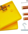 Hands On Electromagnet Experiment Kit For Classrooms And Labs Dual Coil Electromagnet Model components and dimensions
