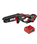 Six Inch Mini Cordless Chainsaw Kit With Brushless 20V Power PWR CORE 20 2.0Ah Battery And Charger Lightweight Pruning Saw