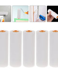 Top Tier 10 Pack Sponge Paint Roller Cover Set For Flawless Wall Painting And Quick Home Refreshes With Nifty Easy Swap Sleeves. White foam roller covers.