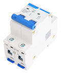 DZ47-63 2 Pole 400V AC Miniature Circuit Breaker With Leakage Air Switch 63A, compact and durable with sensitive trip features.
