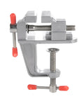 Mini Bench Vise for Jewelry Making and DIY Repairs, sturdy metal clamp with 36mm opening and 34mm table thickness fitting