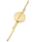 Brushed Gold Half Moon Door Pulls And Knob Set Two Pack Center To Center Eleven And One Third Inches, Zinc Alloy, Kitchen Cabinet Use