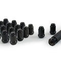 Small Diameter Acorn Lug Nut Kit Black 5 Lug 12mm X 1.50 Thread Size Pack of 20 Chrome Vanadium Steel