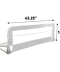 Savoy Bed Rail Guard For Toddlers With Safety Anchors Fits Queen Size Mattress 43 Inches Wide By 18 Inches Tall Fold Down Design