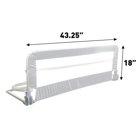 Savoy Bed Rail Guard For Toddlers With Safety Anchors Fits Queen Size Mattress 43 Inches Wide By 18 Inches Tall Fold Down Design