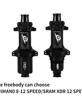 Shimano 8-12 speed and SRAM XDR 12 speed hubs for Carbon Disc Wheel 50T 28 Tubeless 700C Road Bike Wheel For Shimano Thru Axle 12x100 To 12x142