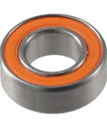 Ball bearing with orange seal, stainless steel, 7x14x5 mm