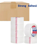 Heavy Duty Packing Tape Six Rolls Pack, 390 Yards Total, Clear 2.8 Mil, 1.88 Inch Wide with Strong Adhesion for Moving Boxes