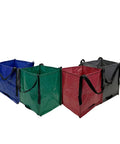 Built Tough Heavy Duty Storage Tote Bag 22 Gallon Rugged Woven Polypropylene Moving Bag With Self Standing Design Pack of 4