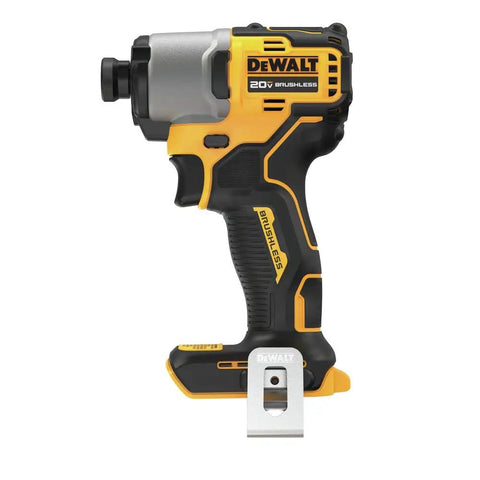 20V Max Cordless Brushless Impact Driver One Quarter Inch Chuck Tool Only For Pros And DIYers Compact Ergonomic Grip 1700 In-Lbs Torque 3200 RPM Variable Speed Trigger For Precise Control And Fast Screw Driving