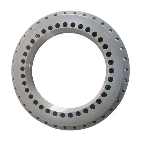 High Precision Right Angle Milling Head for Five Axis CNC Machines with ERTS460 Turntable Bearing close-up circular detail