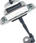 Hyundai Accent Front Door Check Hinge And Door Stop Strap Beefy Door Limiter Right Side 2006-2011, metal hinge and strap detail