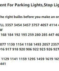 List of automotive bulb replacements including 12 Pack 194 Auto Miniature Bulbs Long Life For Interior And Exterior Lighting Wallet Friendly