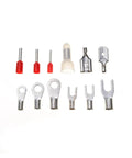 Huge 1000Pcs Assorted Insulated Crimp Terminal Kit With 24 Types Spade Fork Ring And Pin Connectors For Electrical Cables And Wire Cord Repairs You Need, assorted ring and fork terminals