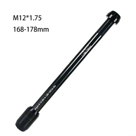 Dope 12x142-148mm Adjustable Thru Axle Skewer Kit For Bike Trainers, CNC Aluminum, M12x1.75, 168-178mm view
