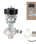 Portable 110V 220V 1000W Micro Hydroelectric Water Turbine Generator Power Station with components, side view