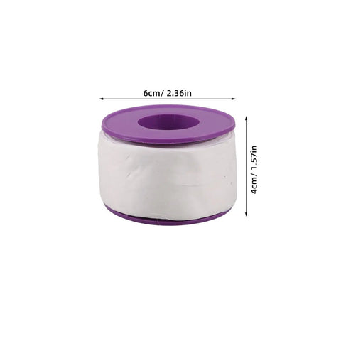 PTFE Thread Seal Tape For Plumbing Waterproof Pipe Tape Quick Wrap For Plumbers Multipack For Emergency Repairs And Installations On Threaded Pipes Versatile Leak Free Sealing Easy Application And Long Lasting Performance, 6cm x 4cm roll