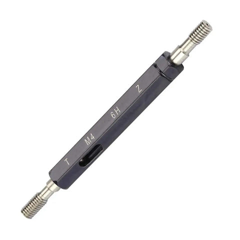 Pro Grade Thread Plug Gauge In Steel For Precise Internal Thread Measurement M4x0.7 Taper Shank Under 100mm Double Screw Tool