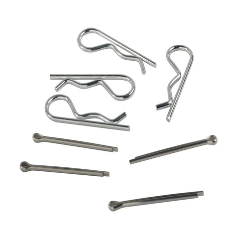 250 Piece Stainless Cotter Pin And Hairpin Kit With Spring Retaining Pins, Clip Pins For Auto Repair, DIY Projects, And Mechanical Maintenance, Durable, Easy Install And Removal, stainless steel cotter pins