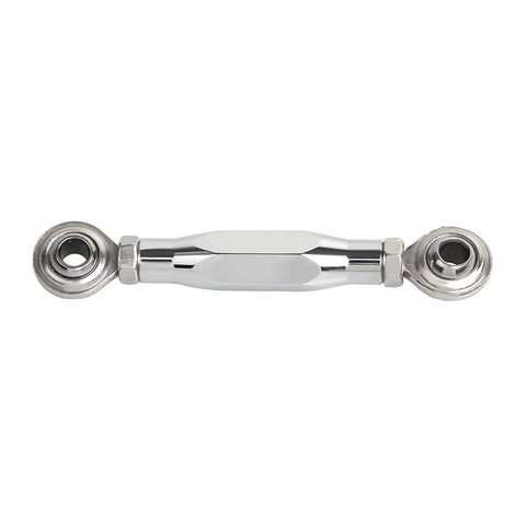 Aluminum Chrome Adjustable Shift Linkage Rod For Harley Dyna Mid Control 1984 To 2017 And Softail 2018 To 2023 Easy Height Tweaks Durable Anodized Shift Lever Upgrade, chrome aluminum rod