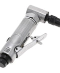 Badass Compact 90 Degree Pneumatic Air Angle Die Grinder Featuring Heavy Duty Copper Motor with chrome finish and ergonomic grip.
