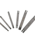 Premium Double Ended Hex Broken Tap Extractor Kit 4-12mm High Hardness Alloy Screw Remove Tools For Damaged Thread Restoration And DIY Jobs That Just Rock, six-piece set