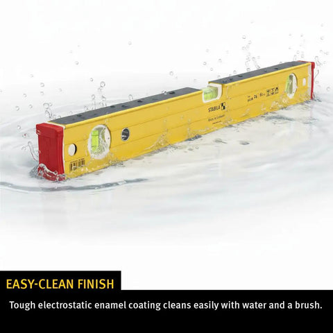 Pro Grade 48 Inch Magnetic Level With N52 Rare Earth Magnets That Lock Down Hard On Steel Framing And Drywall Built Like A Tank For Heavy Daily Grind By Skilled Tradesmen