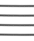 4 Pack Stainless Steel Flat Plate Mending Plates With Screws Black Tough As Nails Brackets for Furniture Repair