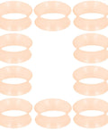 Sixteen Millimeter Silicone Flesh Tone Ear Gauges Tunnels Plugs Set With Soft Silicone Double Flare Stretching Kit Five Pairs