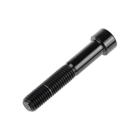 Black Titanium M7x40 43mm Hex Socket Head Bolt 1.0mm Pitch, Grade 5 6AL-4V, for bike motorcycle car applications.