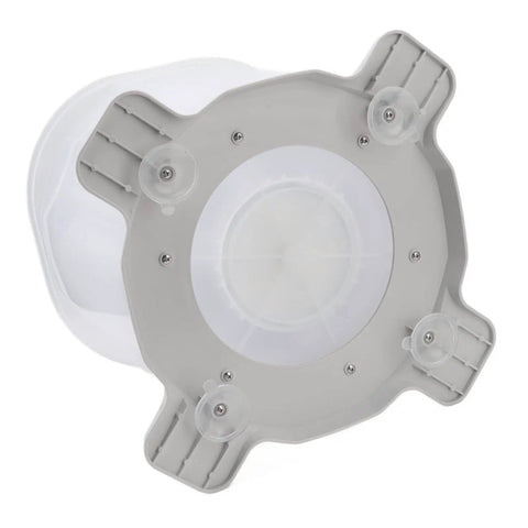 Bottom view of detachable basket for Portable Manual Washing Machine Hand Crank Spin Dryer For Travel Campground Amp Up Your Laundry Game With Detachable Basket Portable Washer That Slaps Off Moisture Fast.