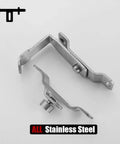 Heavy Duty Stainless Steel Flip Door Latch With 90 Degree Bar Gate Lock Brushed Finish Built To Last For Doors Cabinets Chests And Gates Left Or Right Hand Install Secure Rust Resistant Easy Tighten Design