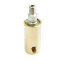 360 Degree Brass Swivel Joint for Water Air Oil Systems, 1 Quarter Inch Rotating Connector, Universal Spray Coupling with brass body and threaded ends