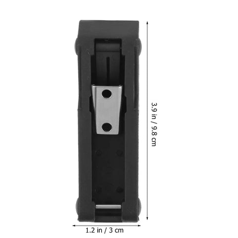 Rubber Door Draw Latch Over Center Lock Replacement for Electrical Cabinets, tool boxes, durable black rubber, front view