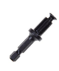 Heavy Duty Tool Holder Collet Chuck Adapter For 1/4 Inch Hex To 3/8 Inch 24unf Mount Fits Milling And Grinding Machines With Steel Build details.