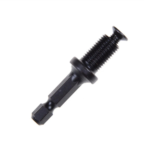 Heavy Duty Tool Holder Collet Chuck Adapter For 1/4 Inch Hex To 3/8 Inch 24unf Mount Fits Milling And Grinding Machines With Steel Build details.