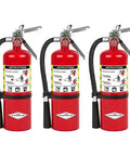 Heavy Duty Five Pound Abc Dry Chemical Fire Extinguisher Rated Two A Ten B C With Fourteen Second Discharge And Twelve To Eighteen Foot Reach Pack Of Three