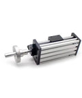 Pro Grade Ball Screw Linear Guide Module With Handwheel Ultra Smooth Motion 100mm Stroke Precision Scale Heavy Duty Linear Guideway For Industrial Machining And Production, 100mm stroke