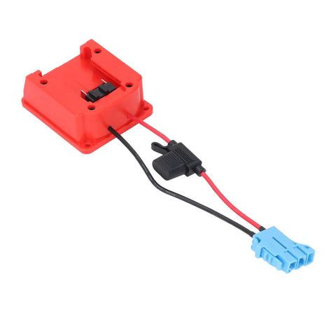 18V Battery Adapter For Peg Perego Ride On Toys With 48 11 1828 M18 Wheel Adapter And Wiring Harness Connector Blue For Stable Power