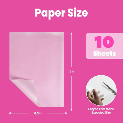 Go To Nonstick Teflon Paper For Heat Press Pro Grade Ten Sheets Eight Point Five By Eleven Inches Heat Resistant And Reusable