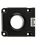 Hall Effect Current Sensor Module 100A 300A 500A For Industrial Power Systems With Low Heat, Anti Interference Design, Compact Metal Housing, Heavy Duty, High Precision Current Measurement Transducer, black front view