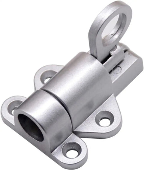 Heavy Duty Aluminum Sliding Door Spring Loaded Barrel Bolt Lock with smooth operation for residential and commercial entryways.