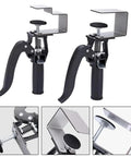 Quick Release Adjustable U Shaped Drawer Clamps For No Sweat Panel Install With Hella Secure Grip Smooth Woodworking Assembly Clips and Non Marring Mounting Hardware, stainless steel, set of 2.